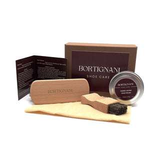 Kit cura delle scarpe - Pelle liscia - Bortignani